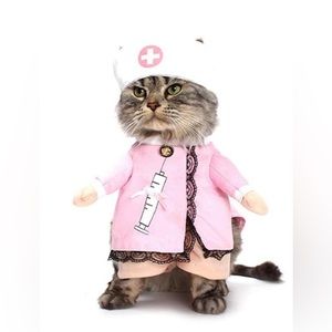 Nurse costume for pets - cats or small dogs